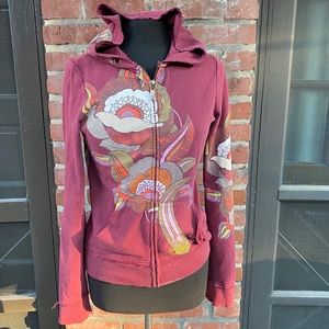 Retro Billabong Floral Hoodie